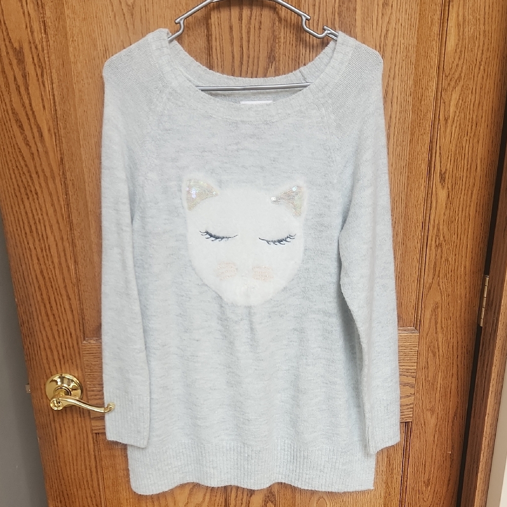 Lauren Conrad Light Gray Knit Sweater